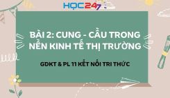 Bài 2: Cung - cầu trong nền kinh tế thị trường