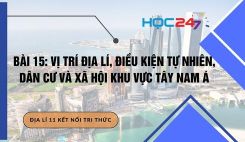 Bài 15: Vị trí địa lý, điều kiện tự nhiên, dân cư và xã hội khu vực Tây Nam Á