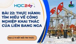 Bài 22: TH: Tìm hiểu về công nghiệp khai thác dầu khí của Liên bang Nga