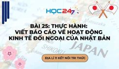 Bài 25: TH: Viết báo cáo về hoạt động kinh tế đối ngoại của Nhật Bản