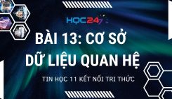 Bài 13: Cơ sở dữ liệu quan hệ