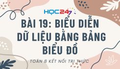 Bài 19: Biểu diễn dữ liệu bằng bảng, biểu đồ