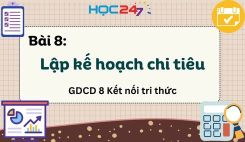 Bài 8: Lập kế hoạch chi tiêu