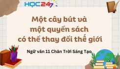 Một cây bút và một quyển sách có thể thay đổi thế giới