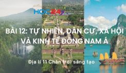 Bài 12: Tự nhiên, dân cư, xã hội và kinh tế Đông Nam Á
