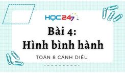 Bài 4: Hình bình hành