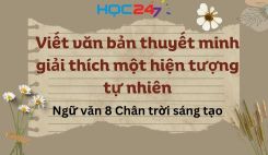 Viết văn bản thuyết minh giải thích một hiện tượng tự nhiên