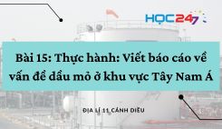 Bài 15: TH: Viết báo cáo về vấn đề dầu mỏ ở khu vực Tây Nam Á