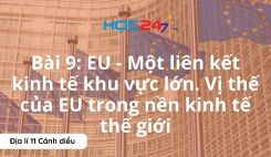 Bài 9: EU - Một liên kết kinh tế khu vực lớn. Vị thế của EU trong nền kinh tế thế giới