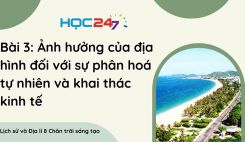 Bài 3: Ảnh hưởng của địa hình đối với sự phân hoá tự nhiên và khai thác kinh tế