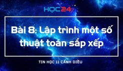 Bài 8: Lập trình một số thuật toán sắp xếp