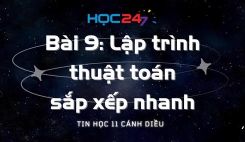 Bài 9: Lập trình thuật toán sắp xếp nhanh