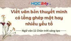 Viết văn bản thuyết minh có lồng ghép một hay nhiều yếu tố