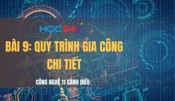 Bài 9: Quy trình gia công chi tiết