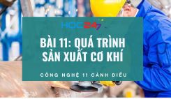 Bài 11: Quá trình sản xuất cơ khí