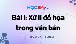 Bài 1: Xử lí đồ họa trong văn bản