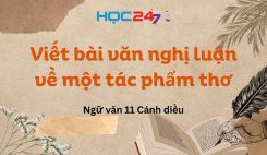 Viết bài văn nghị luận về một tác phẩm thơ