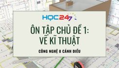 Ôn tập chủ đề 1: Vẽ kĩ thuật