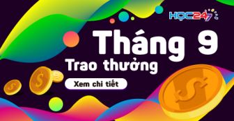 DANH SÁCH NHẬN THƯỞNG THÁNG 9