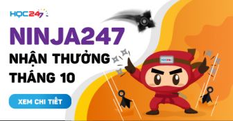 DANH SÁCH NINJA247 NHẬN THƯỞNG THÁNG 10