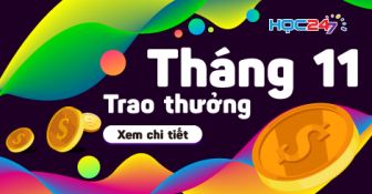 DANH SÁCH NHẬN THƯỞNG THÁNG 11